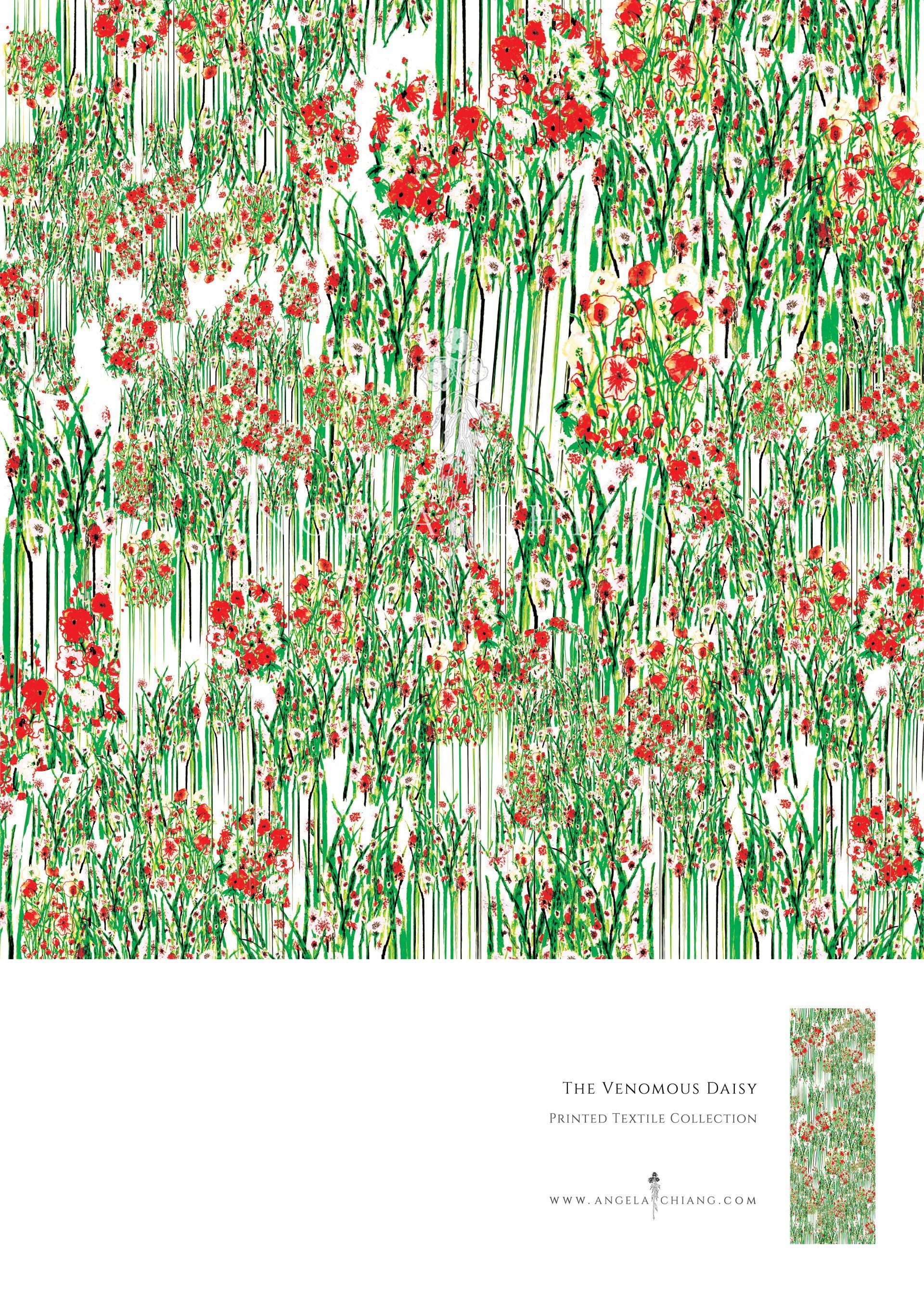 The Venomous Daisy print from the Withered collection